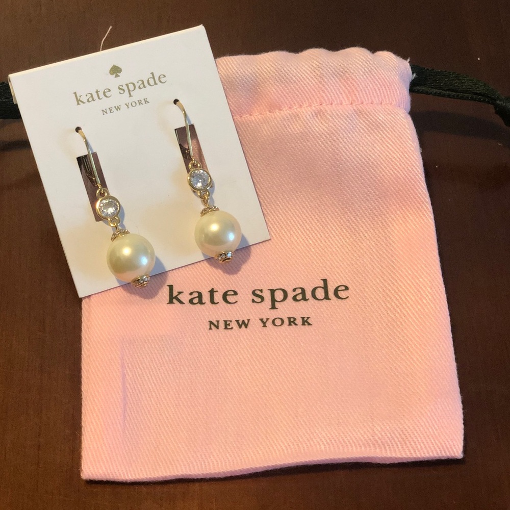 Kate Spade Pearl Leverback Earring
